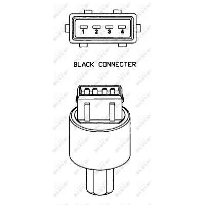 Prekidač pritiska, klima uređaj NRF NRF 38927 IC-B2C7F6