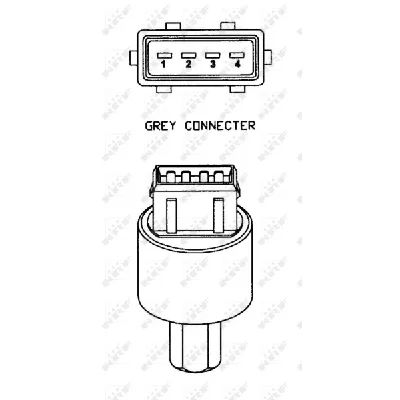 Prekidač pritiska, klima uređaj NRF NRF 38928 IC-B2C7F7