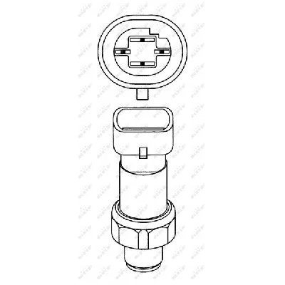 Prekidač pritiska, klima uređaj NRF NRF 38930 IC-B2C7F9