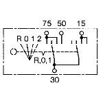 Prekidac za paljenje/uključivanje BOSCH 0 342 309 005 IC-CFE7C1