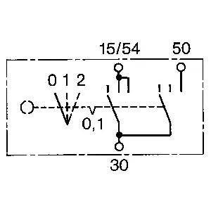 Prekidac za paljenje/uključivanje BOSCH 0 342 311 006 IC-D29102