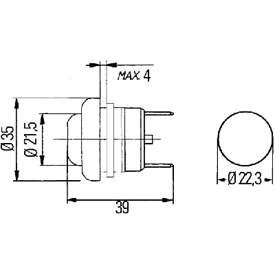 Prekidac za paljenje/uključivanje HELLA 6JF001 571-041 IC-B51503