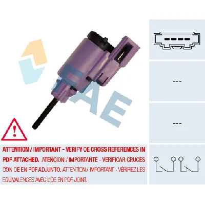 Prekidač za stop-svetlo FAE FAE24760 IC-ABB476