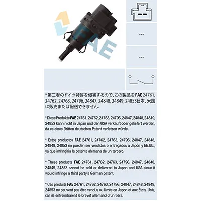 Prekidač za stop-svetlo FAE FAE24847 IC-E3D440