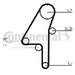 Pumpa za vodu + komplet zupčastog kaiša CONTI CT 1010 WP1 IC-C6991D