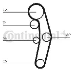 Pumpa za vodu + komplet zupčastog kaiša CONTI CT 1028 WP1 IC-B0C2C9