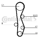 Pumpa za vodu + komplet zupčastog kaiša CONTI CT 1099 WP1 IC-E79DA3