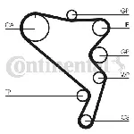 Pumpa za vodu + komplet zupčastog kaiša CONTI CT 1120 WP1 IC-F67D54