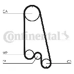 Pumpa za vodu + komplet zupčastog kaiša CONTI CT 874 WP1 IC-B0C2BD
