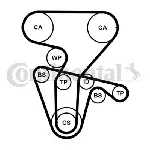 Pumpa za vodu + komplet zupčastog kaiša CONTI CT 877 WP3 PRO IC-E43E93