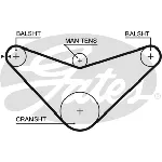 Pumpa za vodu + komplet zupčastog kaiša GATES GATKP15480XS IC-E4D271