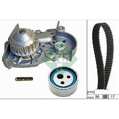 Pumpa za vodu + komplet zupčastog kaiša INA 530 0018 31 IC-BC45B3