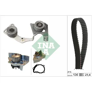 Pumpa za vodu + komplet zupčastog kaiša INA 530 0096 31 IC-DF11A7