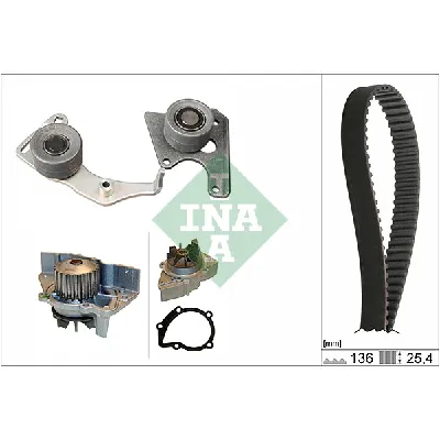 Pumpa za vodu + komplet zupčastog kaiša INA 530 0096 31 IC-DF11A7