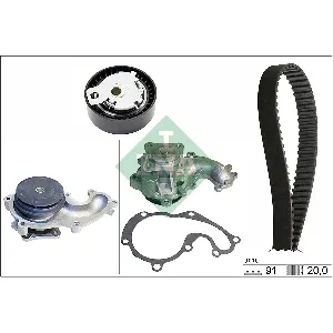 Pumpa za vodu + komplet zupčastog kaiša INA 530 0142 30 IC-G0QH0H