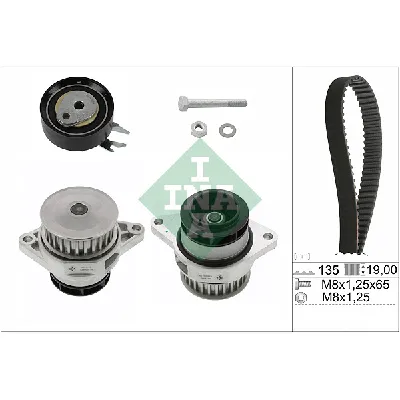 Pumpa za vodu + komplet zupčastog kaiša INA 530 0166 30 IC-BC45C3