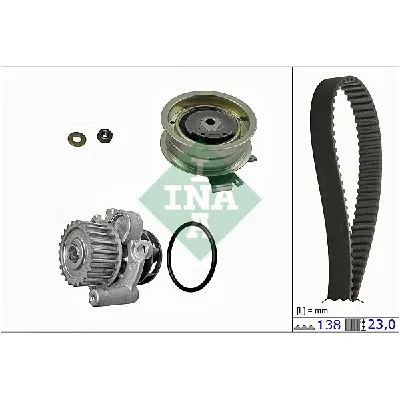 Pumpa za vodu + komplet zupčastog kaiša INA 530 0171 30 IC-BC45C5