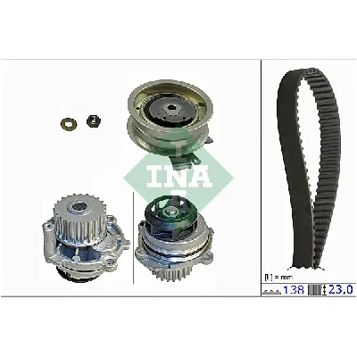 Pumpa za vodu + komplet zupčastog kaiša INA 530 0171 31 IC-C3ECBB