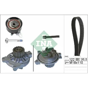 Pumpa za vodu + komplet zupčastog kaiša INA 530 0175 31 IC-E1CDDF