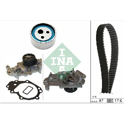 Pumpa za vodu + komplet zupčastog kaiša INA 530 0182 31 IC-G082WM