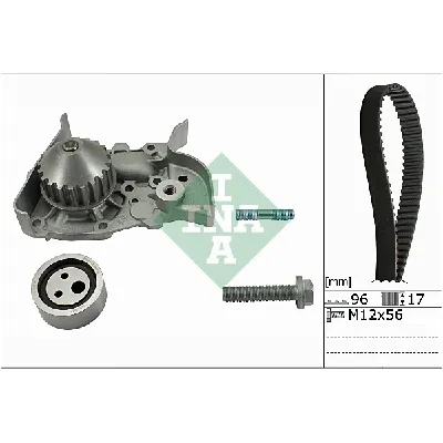 Pumpa za vodu + komplet zupčastog kaiša INA 530 0191 30 IC-BC45C9