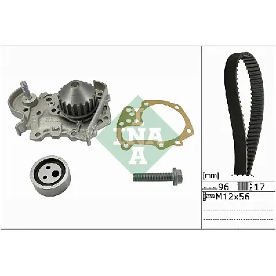 Pumpa za vodu + komplet zupčastog kaiša INA 530 0191 31 IC-BC45CA