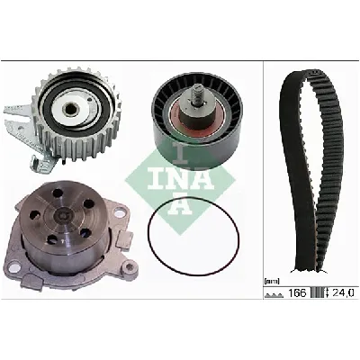 Pumpa za vodu + komplet zupčastog kaiša INA 530 0226 30 IC-D8C46B