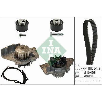 Pumpa za vodu + komplet zupčastog kaiša INA 530 0235 30 IC-BC45D4