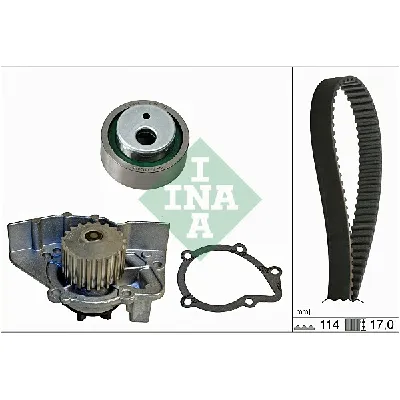 Pumpa za vodu + komplet zupčastog kaiša INA 530 0258 30 IC-D8C491