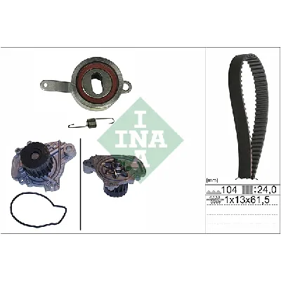 Pumpa za vodu + komplet zupčastog kaiša INA 530 0314 30 IC-E1CDE4