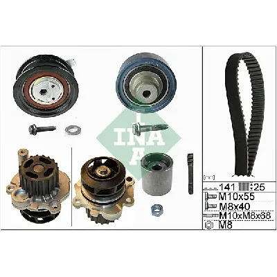 Pumpa za vodu + komplet zupčastog kaiša INA 530 0361 31 IC-E1CDE6