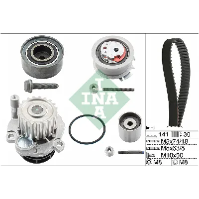 Pumpa za vodu + komplet zupčastog kaiša INA 530 0405 30 IC-BC45D8