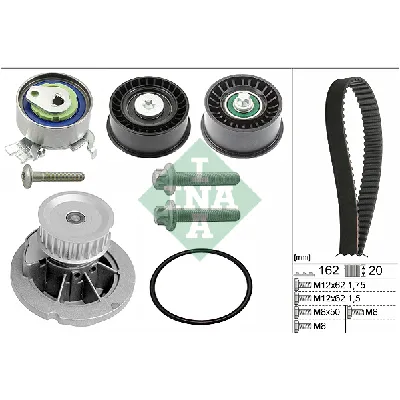 Pumpa za vodu + komplet zupčastog kaiša INA 530 0441 30 IC-BC45DC