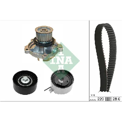 Pumpa za vodu + komplet zupčastog kaiša INA 530 0456 30 IC-G0OQVU