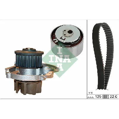 Pumpa za vodu + komplet zupčastog kaiša INA 530 0462 30 IC-D4BE88
