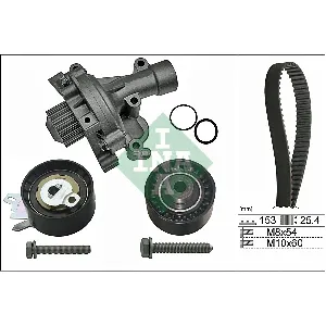 Pumpa za vodu + komplet zupčastog kaiša INA 530 0471 30 IC-D9E2C5