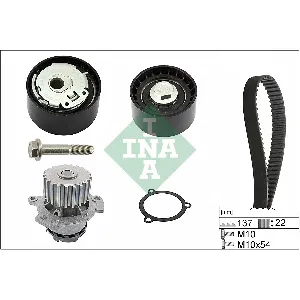 Pumpa za vodu + komplet zupčastog kaiša INA 530 0536 30 IC-G078ER