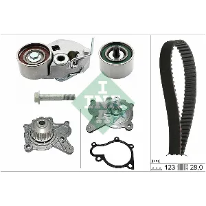 Pumpa za vodu + komplet zupčastog kaiša INA 530 0542 30 IC-D8507E