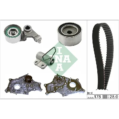 Pumpa za vodu + komplet zupčastog kaiša INA 530 0543 31 IC-DF11B4