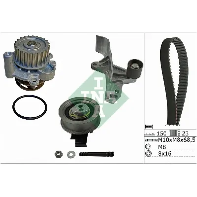 Pumpa za vodu + komplet zupčastog kaiša INA 530 0546 30 IC-D894E1