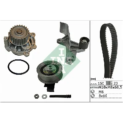 Pumpa za vodu + komplet zupčastog kaiša INA 530 0546 31 IC-D894E2