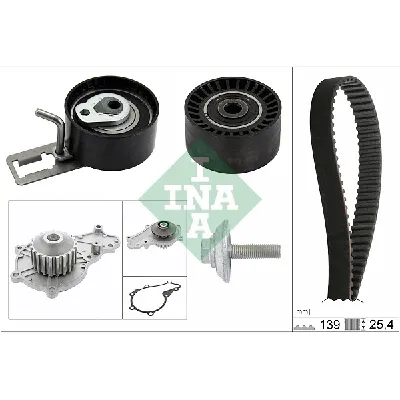Pumpa za vodu + komplet zupčastog kaiša INA 530 0577 30 IC-D85058