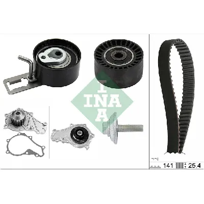 Pumpa za vodu + komplet zupčastog kaiša INA 530 0578 30 IC-D2FCE4