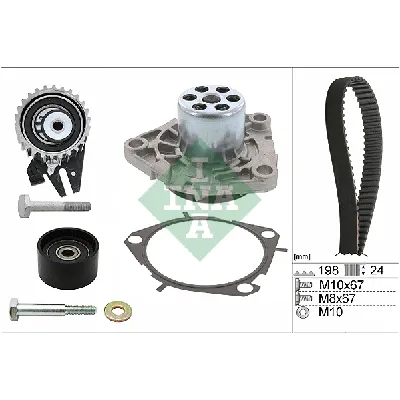 Pumpa za vodu + komplet zupčastog kaiša INA 530 0626 30 IC-DD1D4C