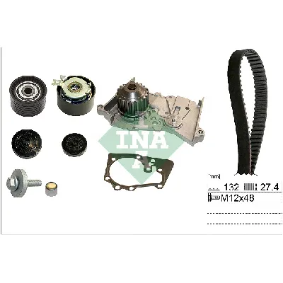 Pumpa za vodu + komplet zupčastog kaiša INA 530 0640 30 IC-D894EE
