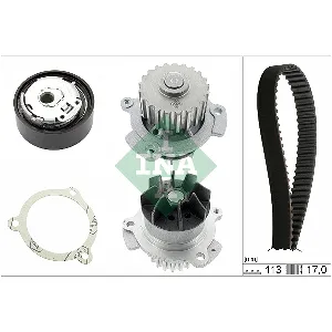 Pumpa za vodu + komplet zupčastog kaiša INA 530 0663 30 IC-F62BEE
