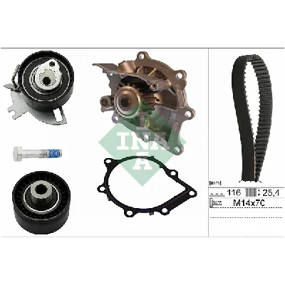 Pumpa za vodu + komplet zupčastog kaiša INA 530 0691 30 IC-E44D67