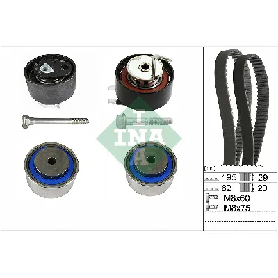 Pumpa za vodu + komplet zupčastog kaiša INA 530 0767 10 IC-G0Y5WA
