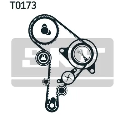 Pumpa za vodu + komplet zupčastog kaiša SKF VKMC 01130 IC-D75BCD