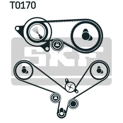 Pumpa za vodu + komplet zupčastog kaiša SKF VKMC 01952-1 IC-CF1C32